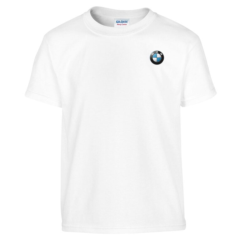 Size XL Kids BMW i8 T-Shirt (White)