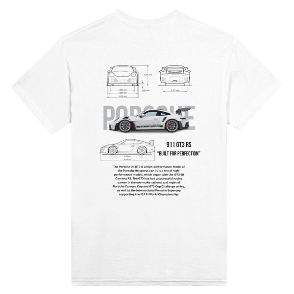 Size S Adult GT3 RS T-shirt (White)